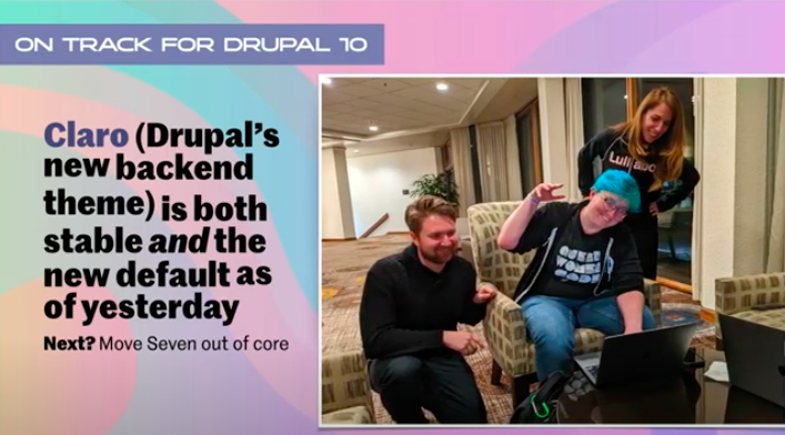 Claro, Drupal's new backend theme is stable and the new default Claro, Drupal's new backend theme is stable and the new default