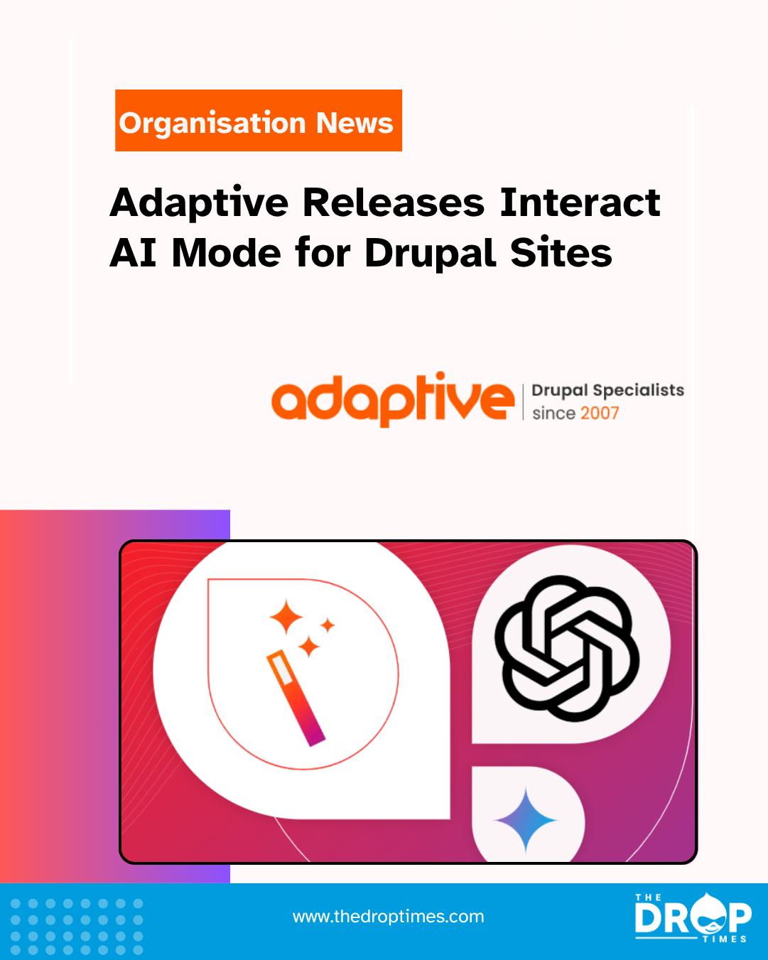 Adaptive Releases Interact AI Mode for Drupal Sites