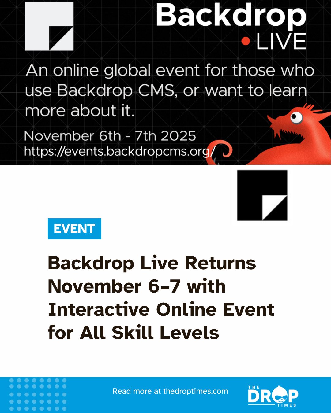 Backdrop Live Returns November 6–7 with Interactive Online Event for ...