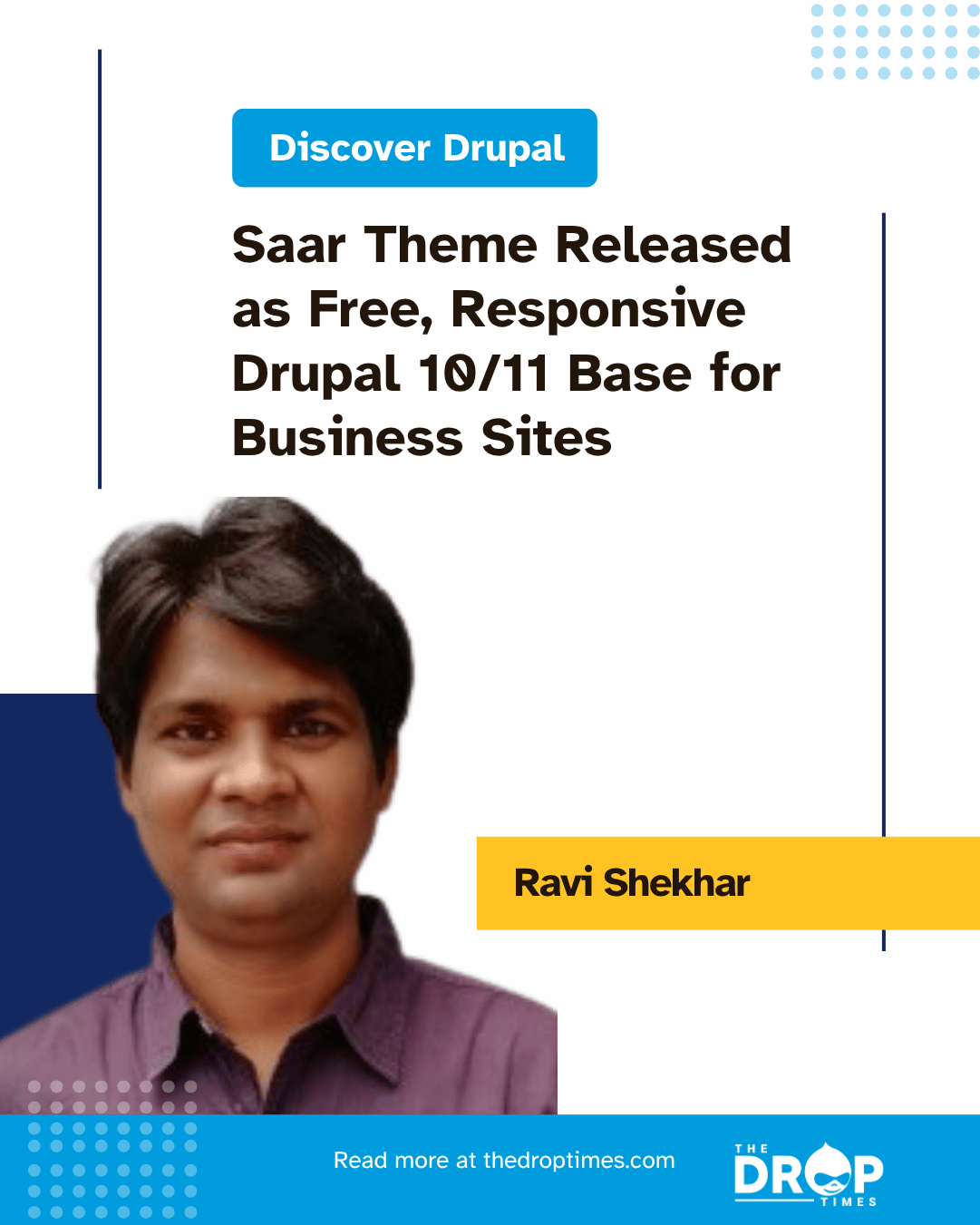 Saar Theme Released as Free, Responsive Drupal 10/11 Base for Business ...