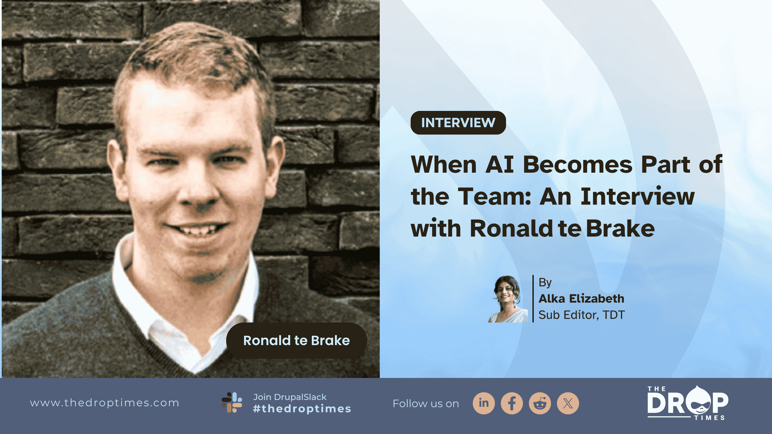 When AI Becomes Part of the Team An Interview with Ronald te Brake