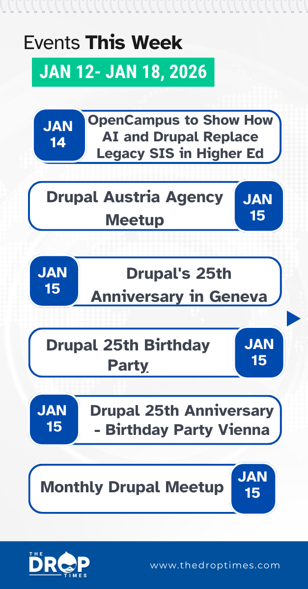 Drupal Events This Week (12–18 January 2026)