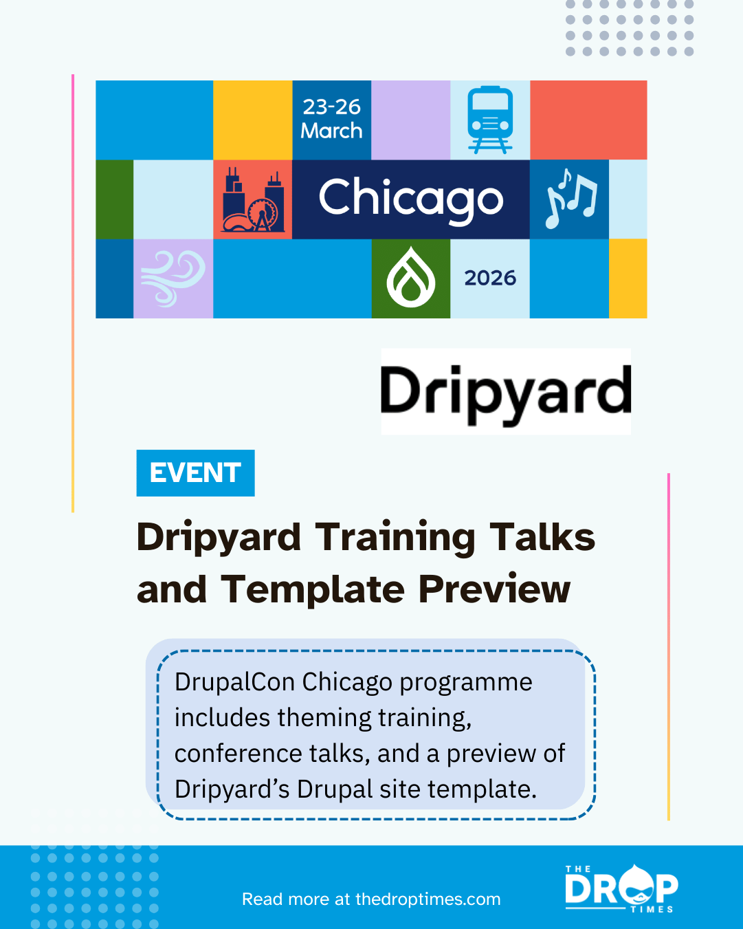 Dripyard Announces Training, Talks and Site Template Launch for ...