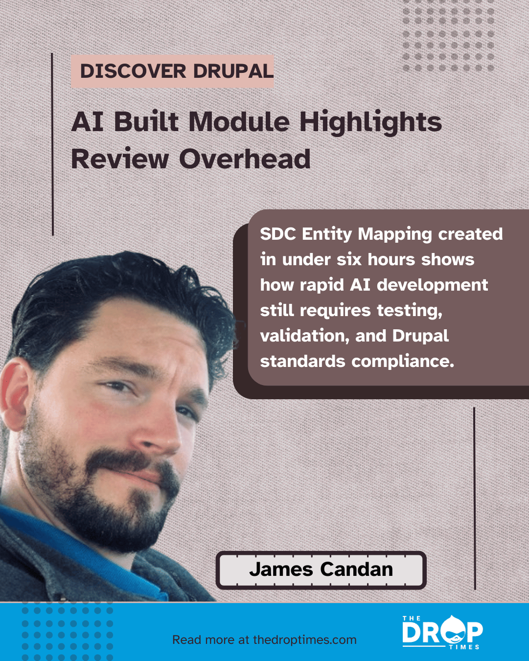 Drupal SDC Module Built With AI in Under 6 Hours Highlights Review Process