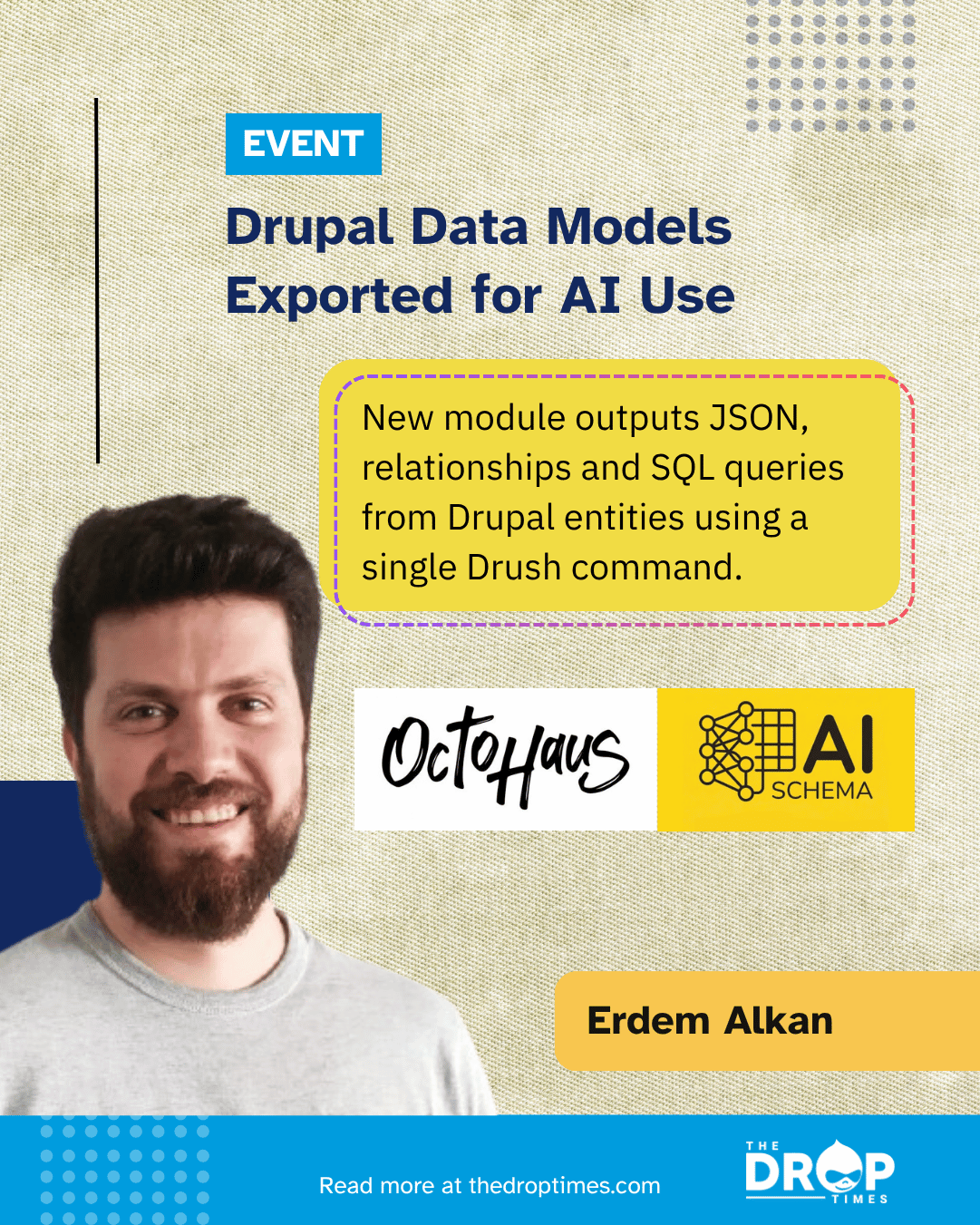 AI Schema Drupal Module Exports Entity Models for LLM and SQL Workflows