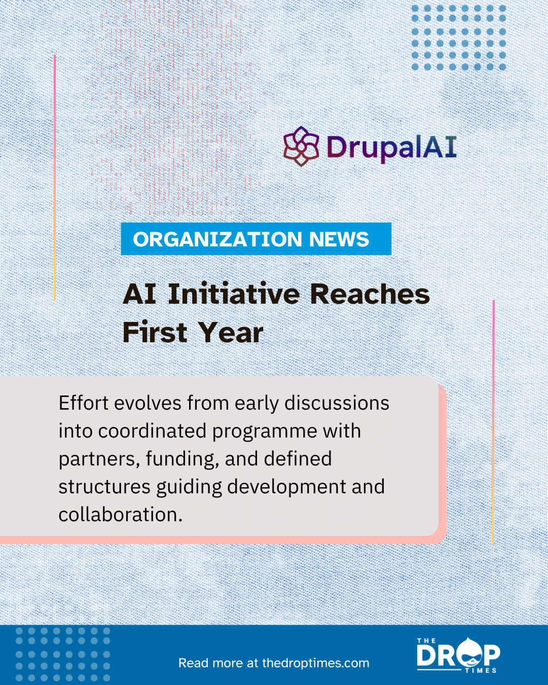 Drupal AI Initiative Marks One Year Since Leuven Origins