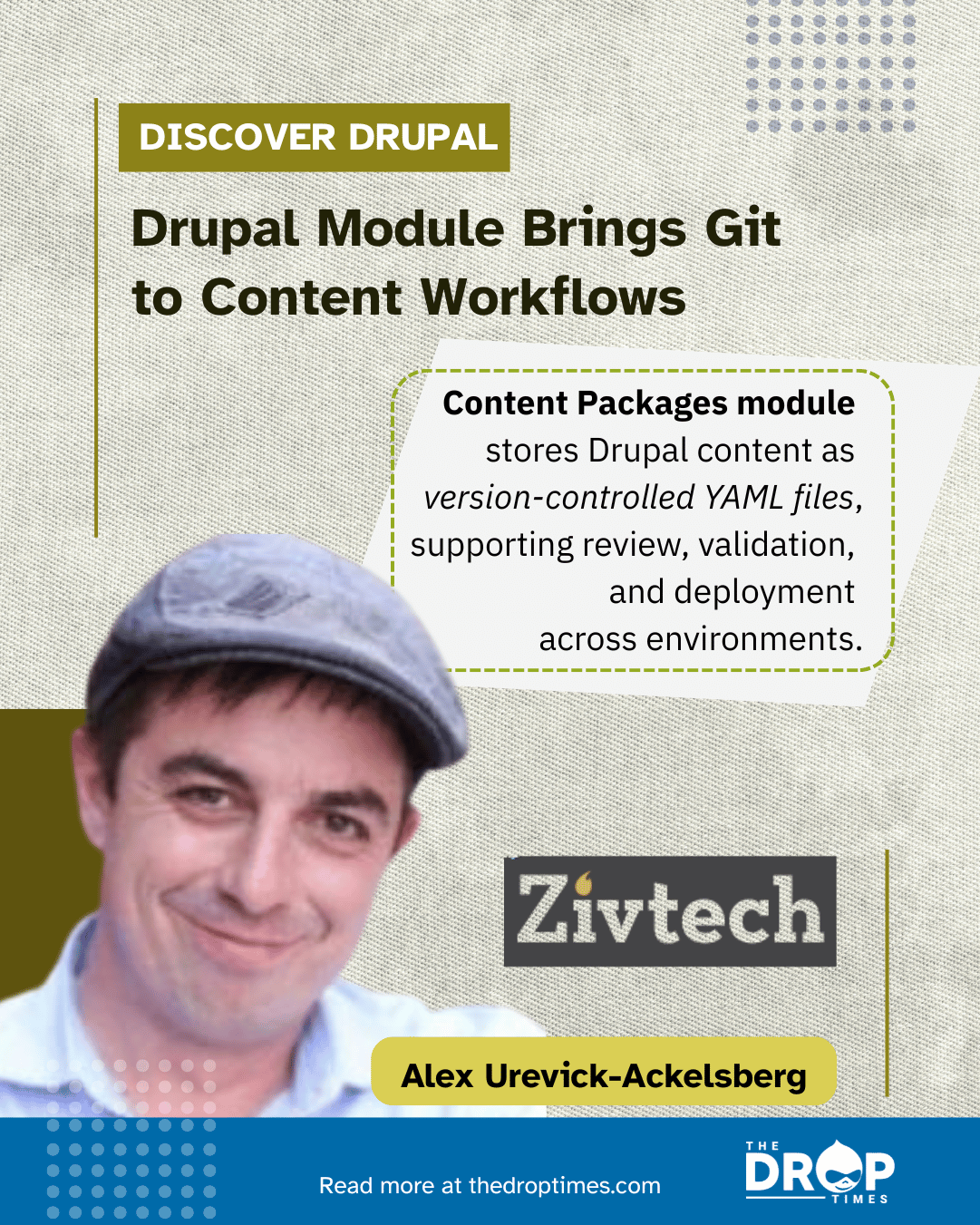 Drupal Content Packages Module Introduces Git-Based Editorial Workflow