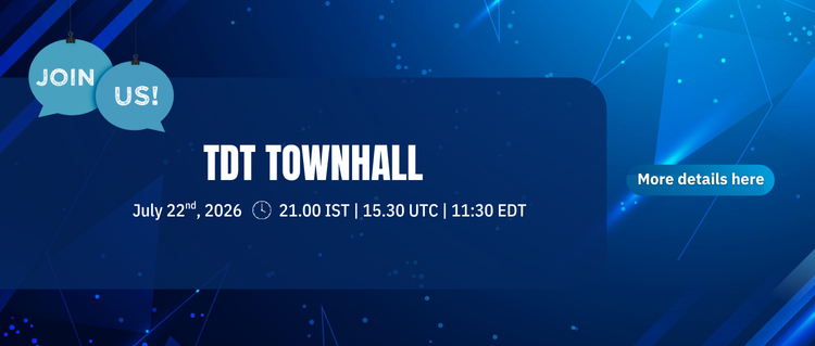 TDT Townhall - July 2026