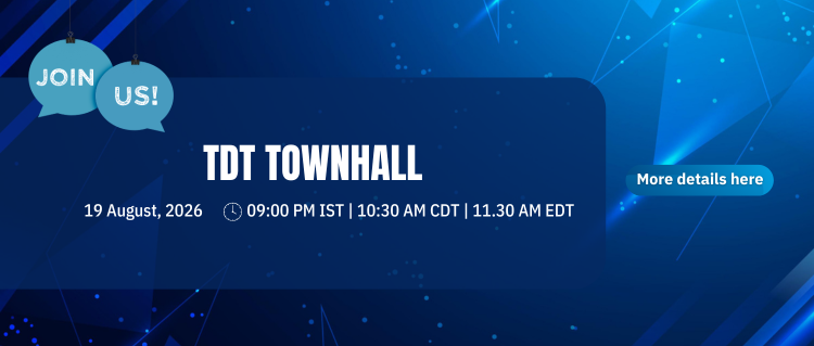 TDT Townhall - August 2026