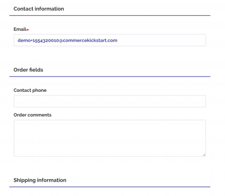 Commerce Checkout Order Screenshot 1
