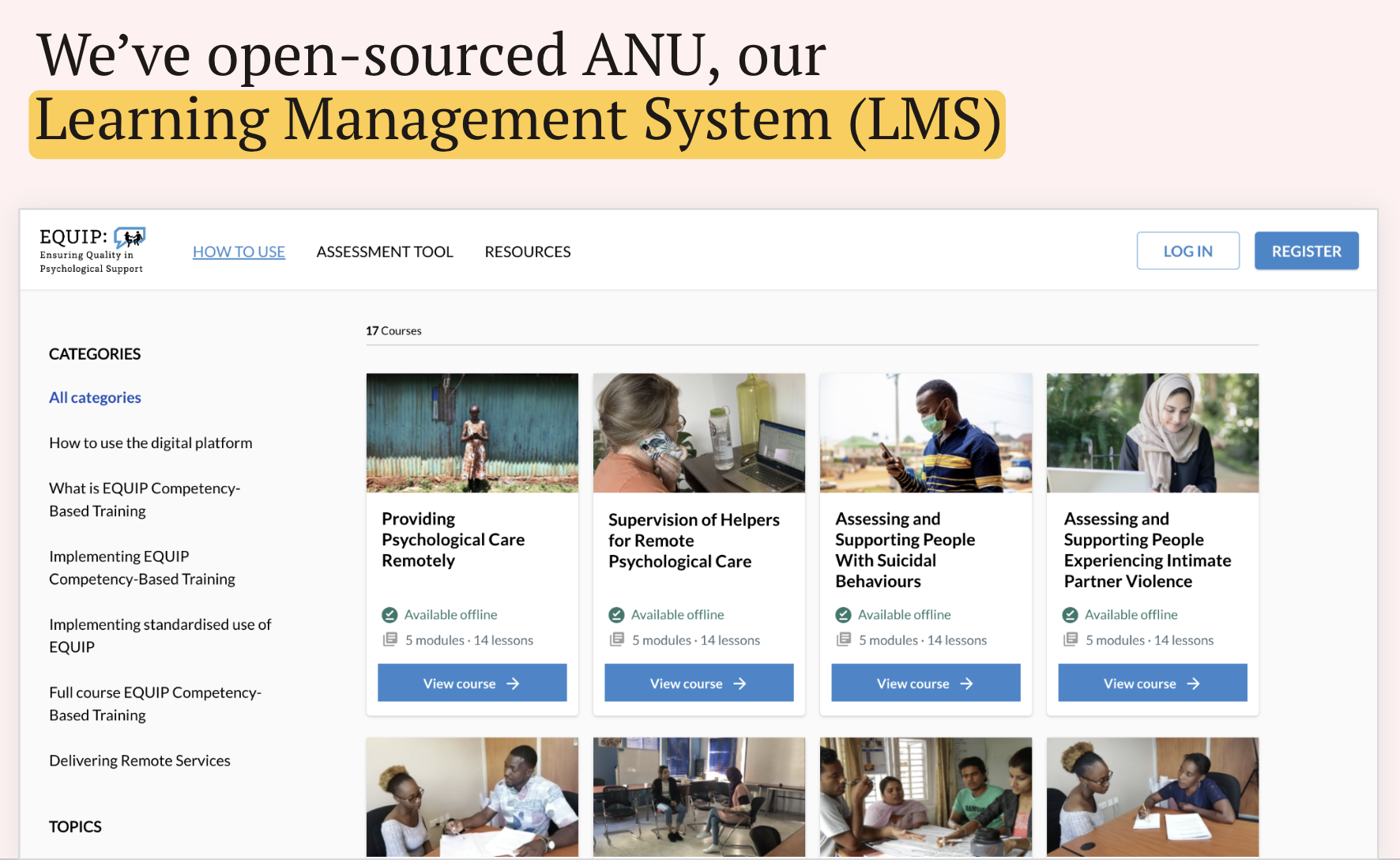 ANU Open-Source Learning Management System