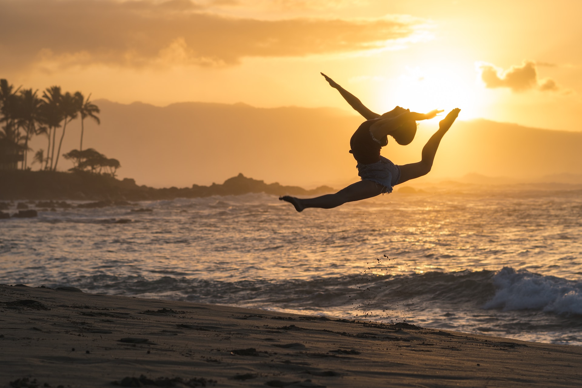 Yoga by beach side