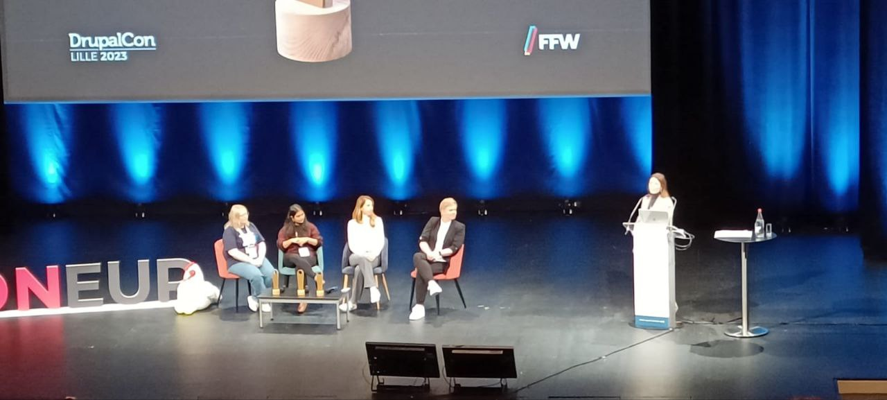 Jury of the Women in Drupal Award at DrupalCon Lille