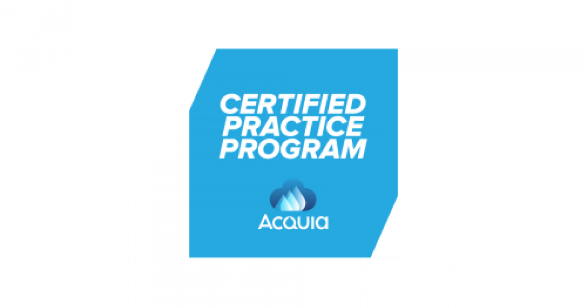 Elevated Third Awarded the Acquia Practice Certificate