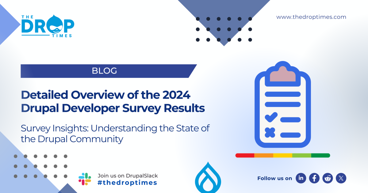 Detailed Overview of the 2024 Drupal Developer Survey Results