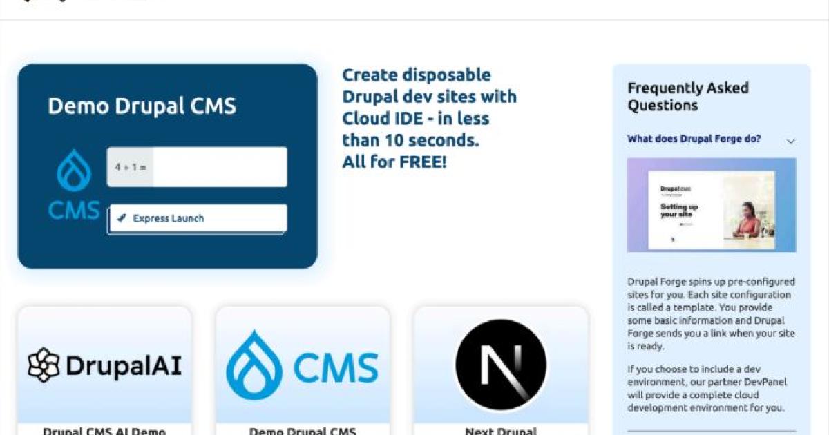DevPanel Case Study Shows DrupalForge Scaling 1,000 Sites in 10 Minutes