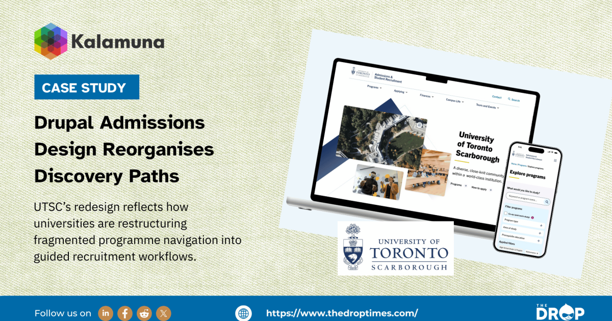 Kalamuna Redesigns UTSC Admissions Site with Unified Program Finder