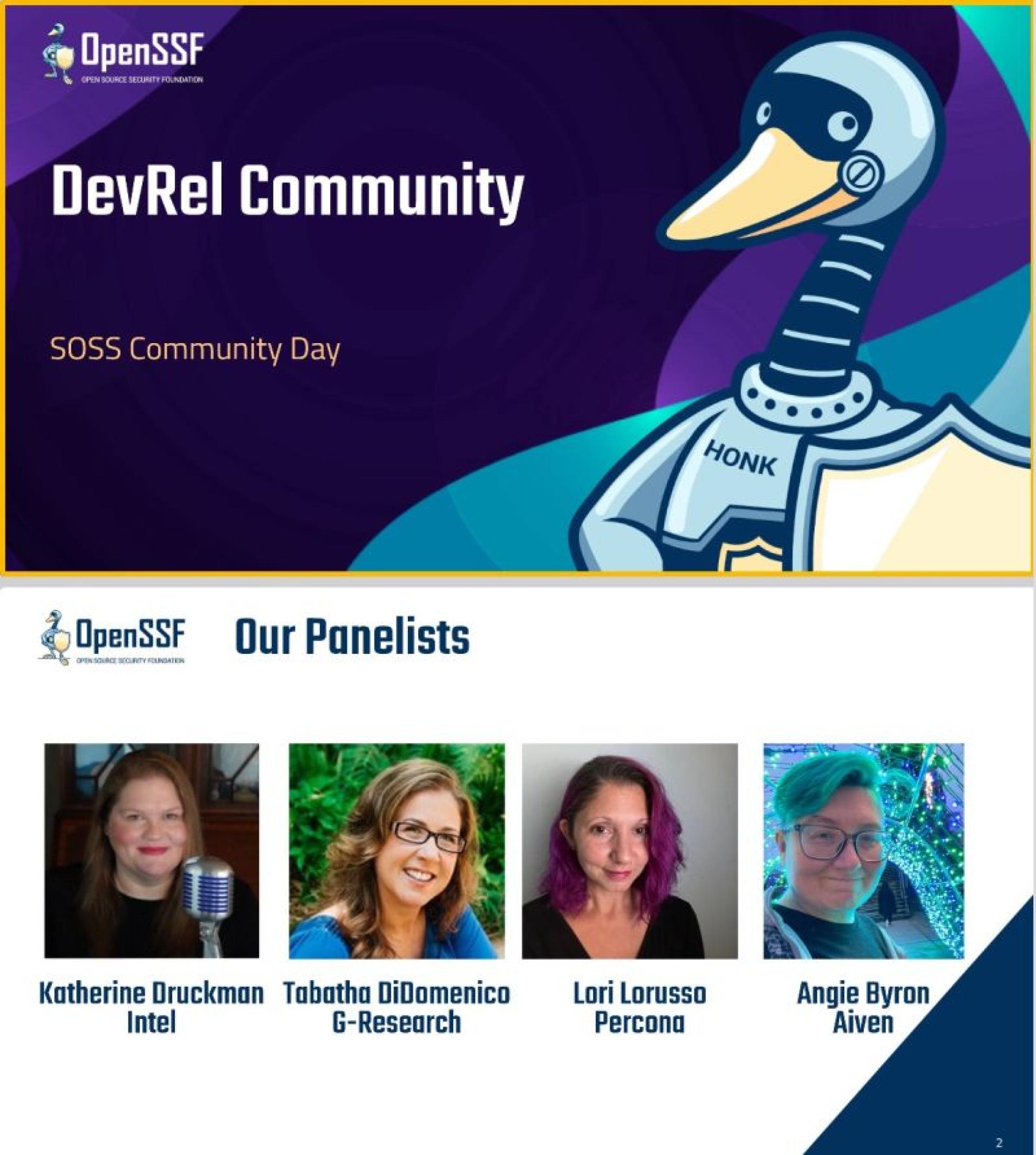 DevRel Community Panelists