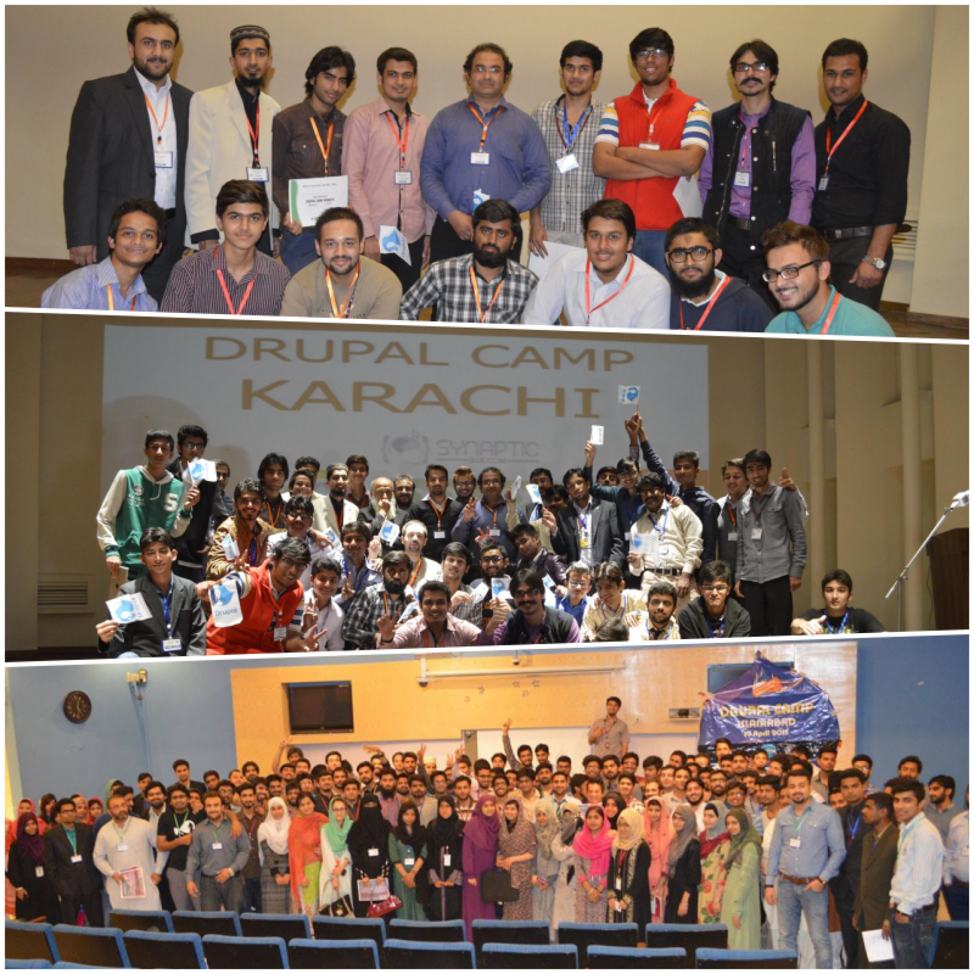 Group photo from DrupalCamp Karachi