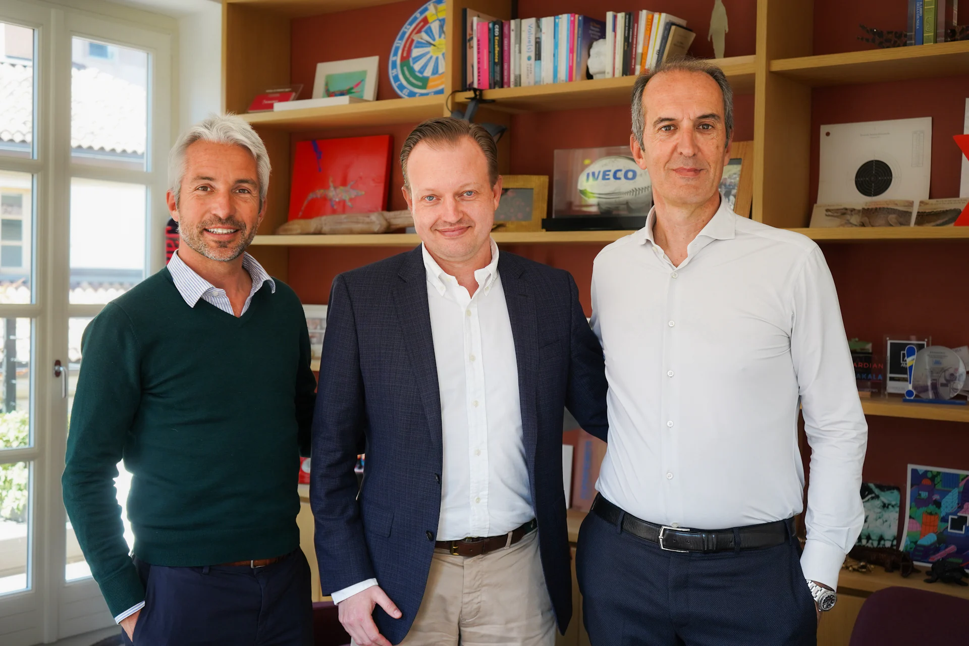 Matteo de Brabant (Founder JAKALA), Michael Drejer (CEO FFW), Stefano Pedron (CEO JAKALA) – from left