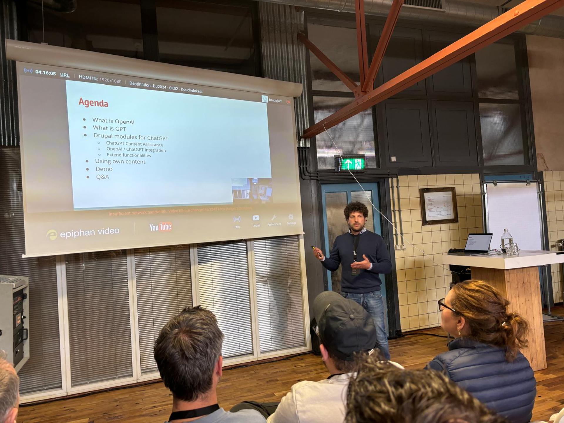 Vincenzo Gambino at DrupalJam