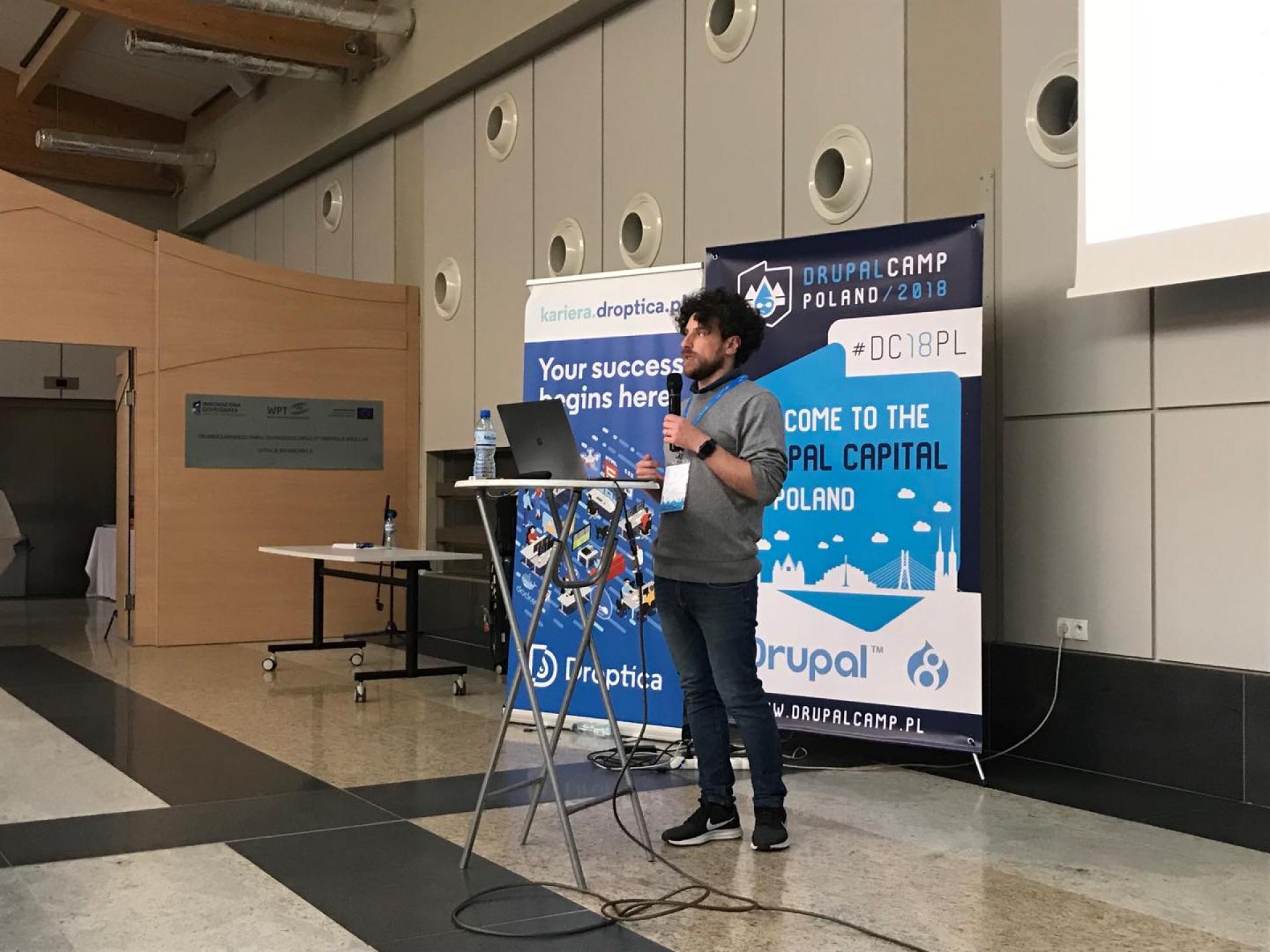 Vincenzo Gambino at DrupalCamp Poland 2024