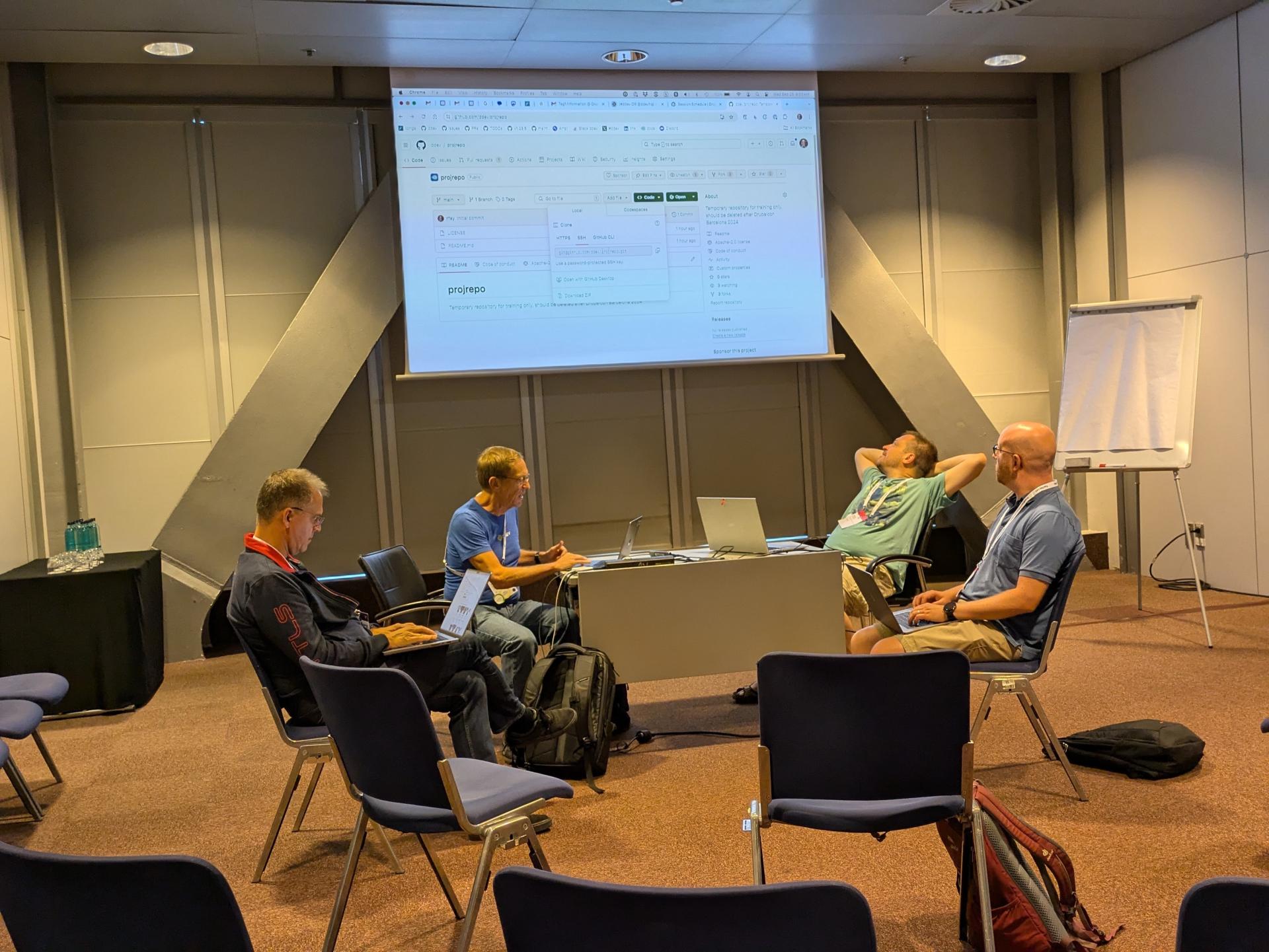 Live commits to DDEV during a contribution workshop Live commits to DDEV during a contribution workshop