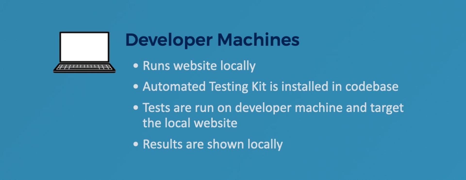 Developer Machines Developer Machines