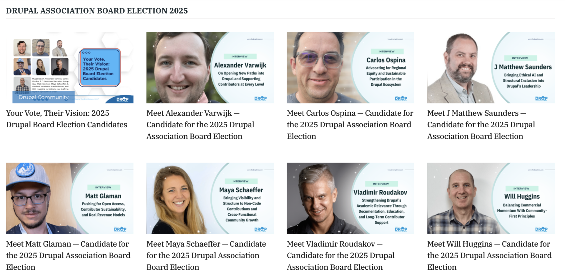 An election special content block is placed on our homepage where the text inside the hero image and the title are in different fonts An election special content block is placed on our homepage where the text inside the hero image and the title are in different fonts