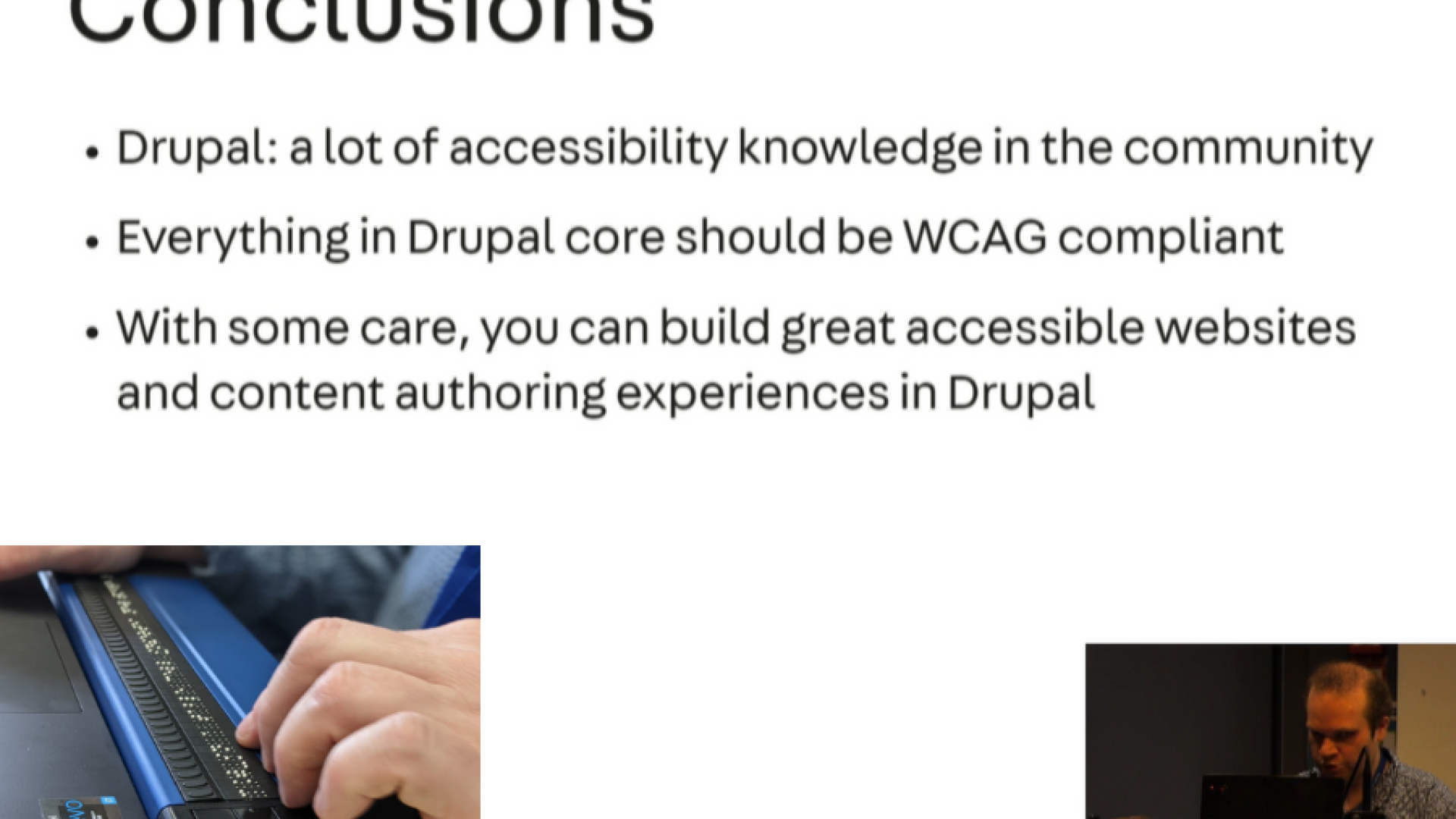 Accessibility Presentation at Drupal Dev Days 2022