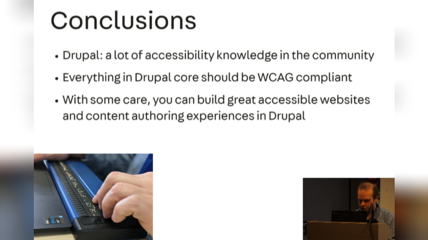Accessibility Presentation at Drupal Dev Days 2022