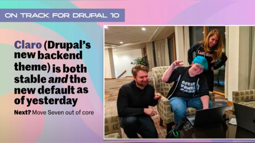 Claro, Drupal's new backend theme is stable and the new default Claro, Drupal's new backend theme is stable and the new default