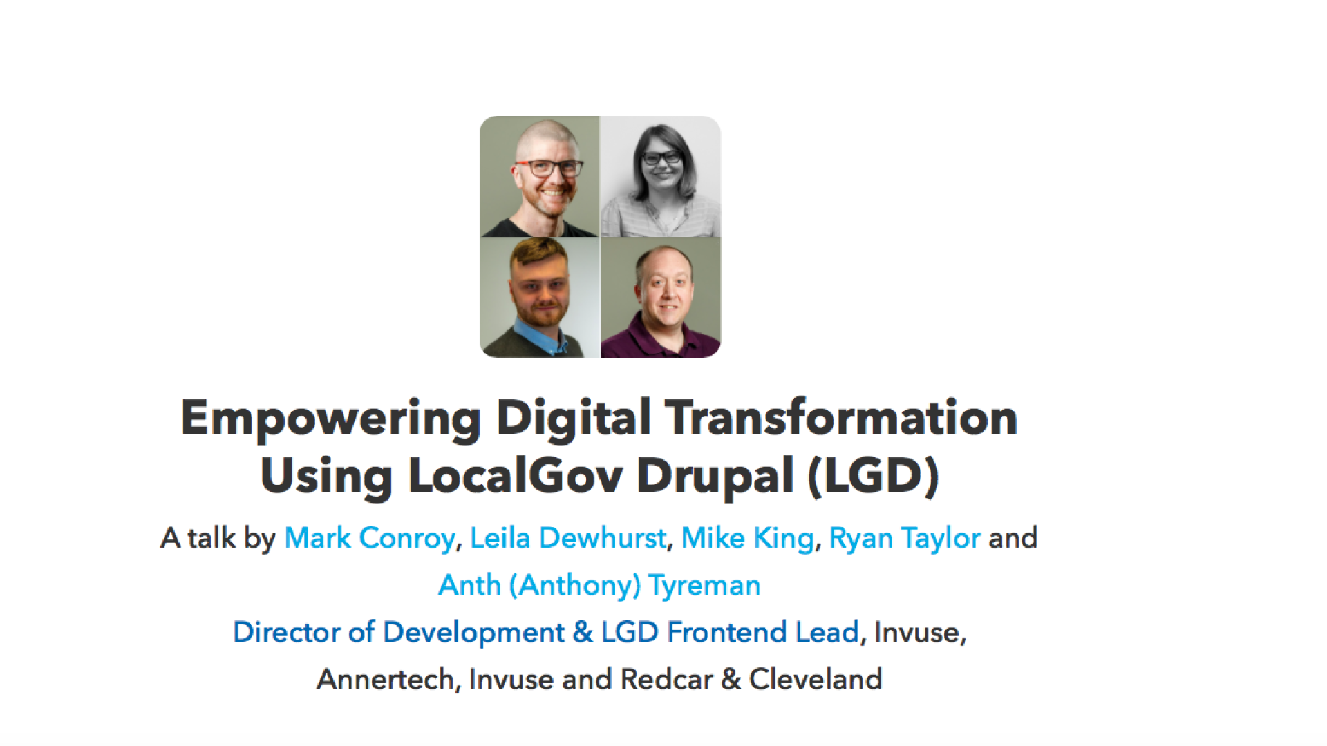 Empowering Digital Transformation Using LocalGov Drupal