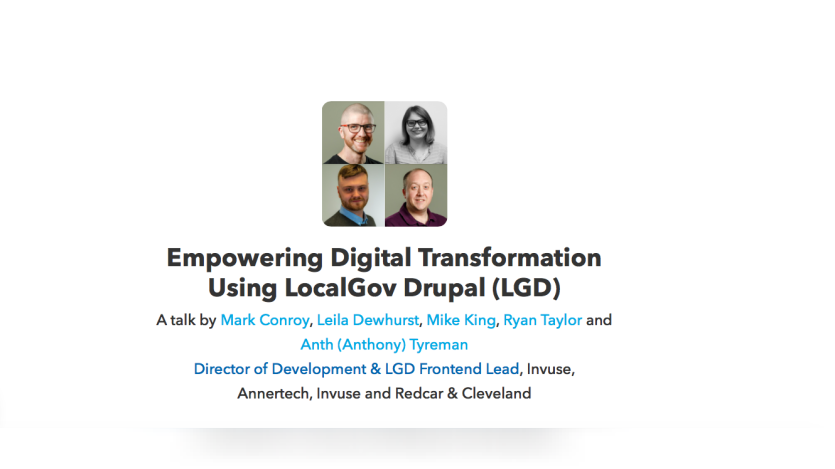 Empowering Digital Transformation Using LocalGov Drupal