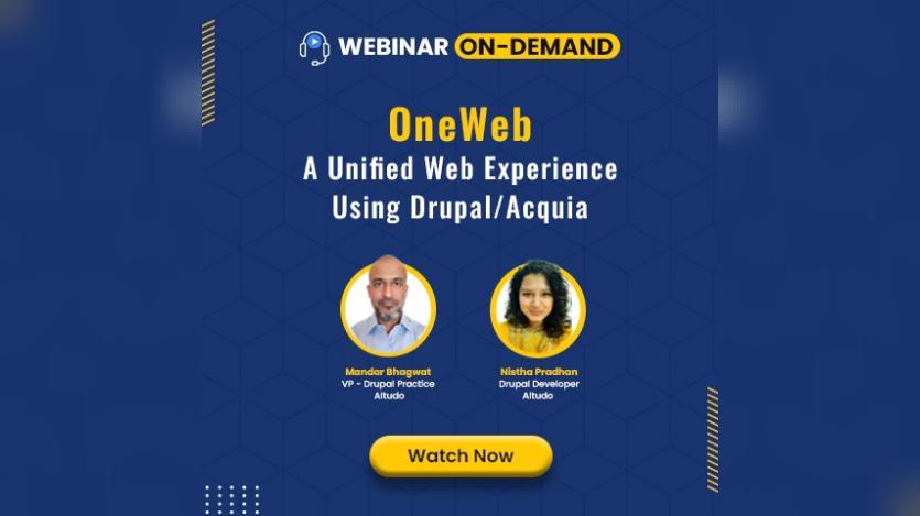 OneWeb webinar on demand