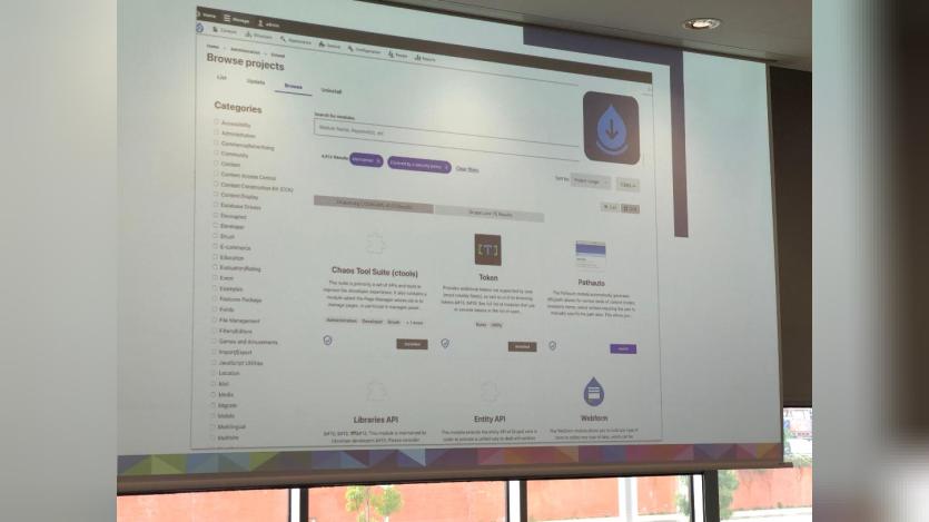 Project Browser explained: A slide from DrupalCon Prague 2022
