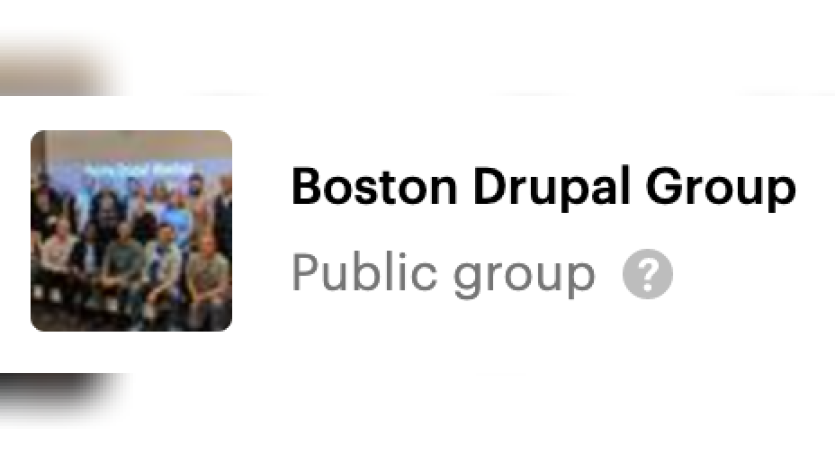 Boston Drupal Group