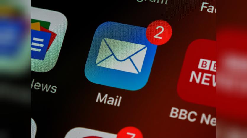 Mail bubble in smart phone