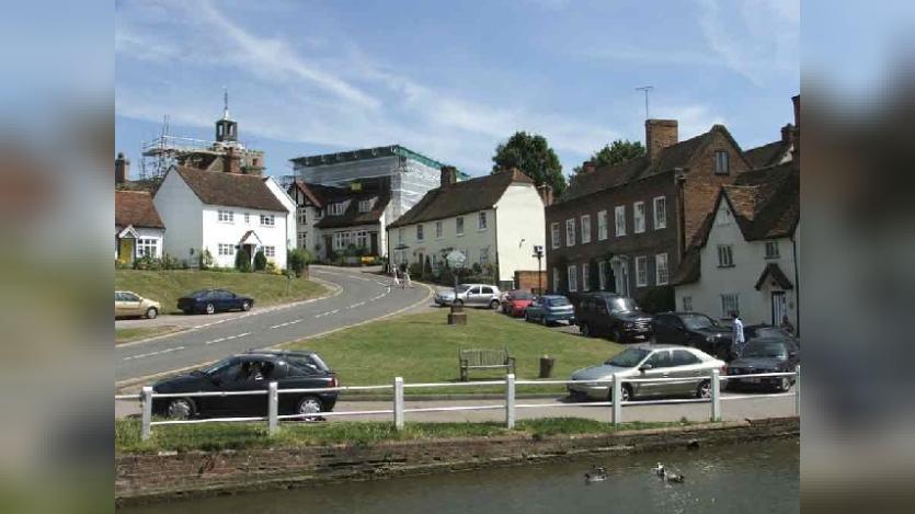 The village of Finchingfield in north Essex