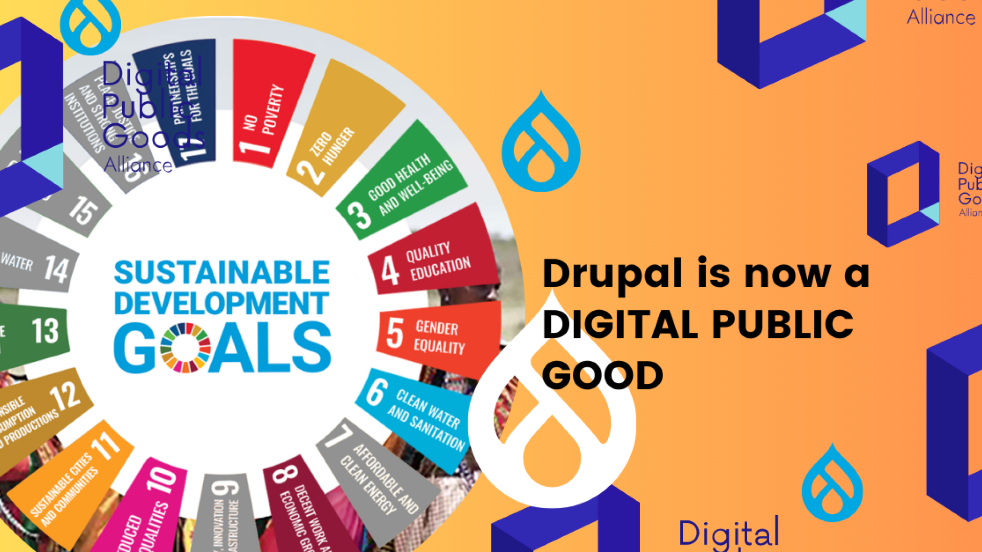 Drupal is now a Digital Public Good Graphics