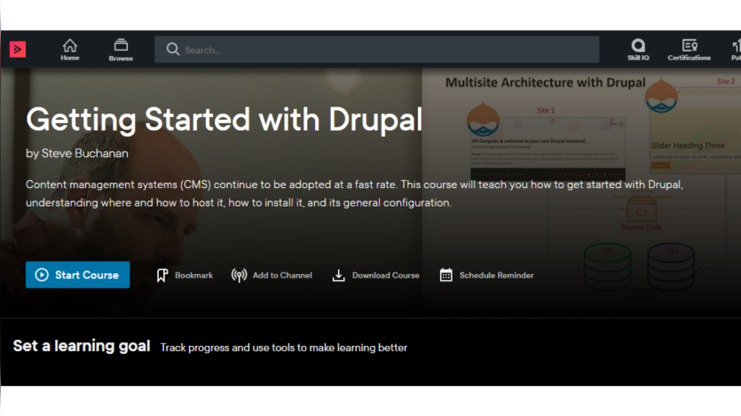 Getting started with Drupal