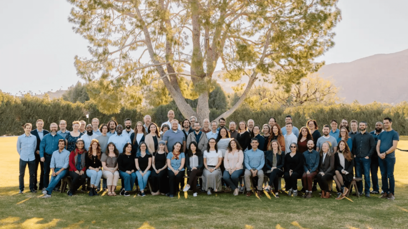 The employees/owners of Lullabot at a company retreat. 