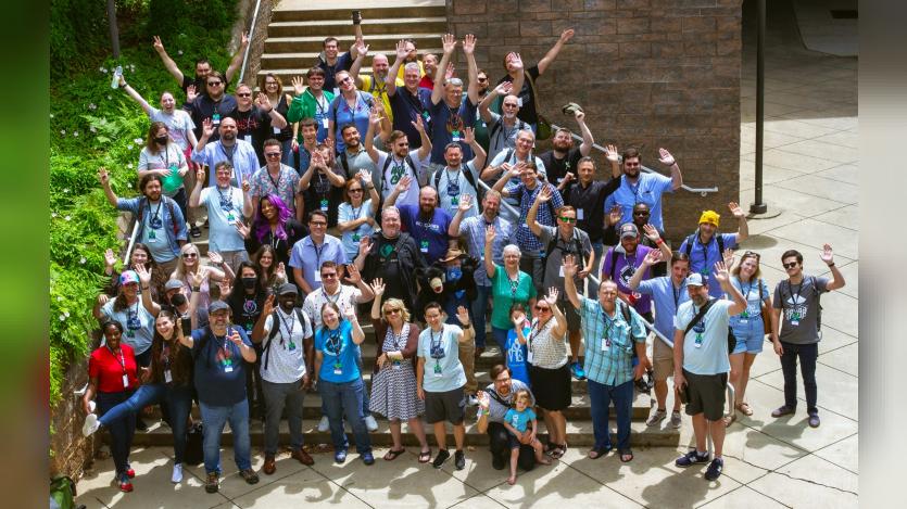 Group photo from DrupalCamp Asheville 2022