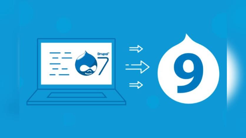 Pictorial representation of Drupal MIgration from 7 to 9