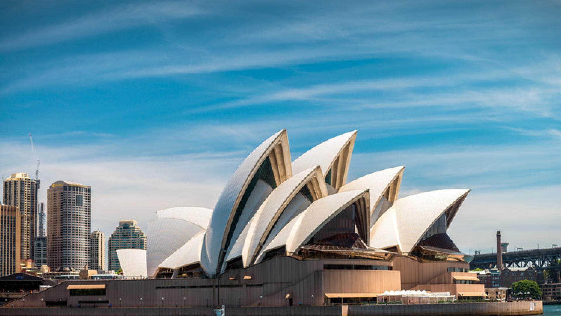 Sydney Opera House front angle