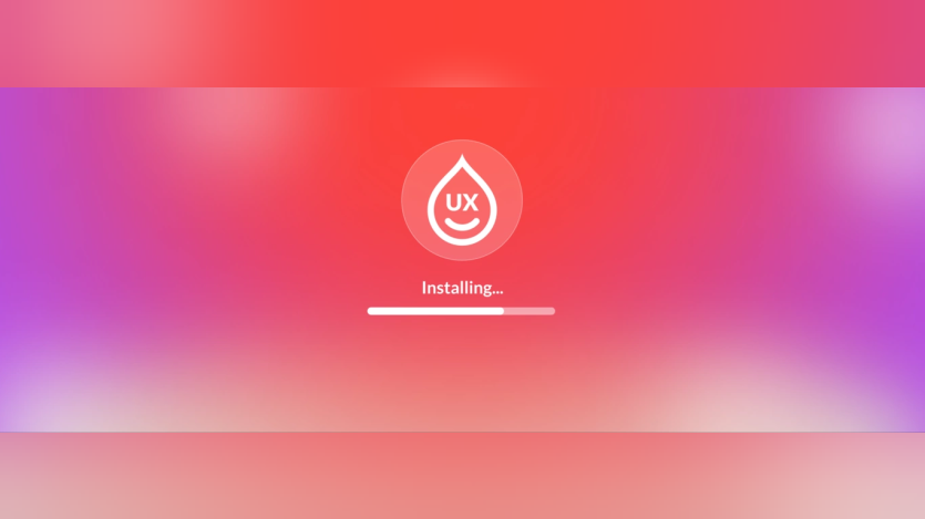UX in Drupal logo is installing