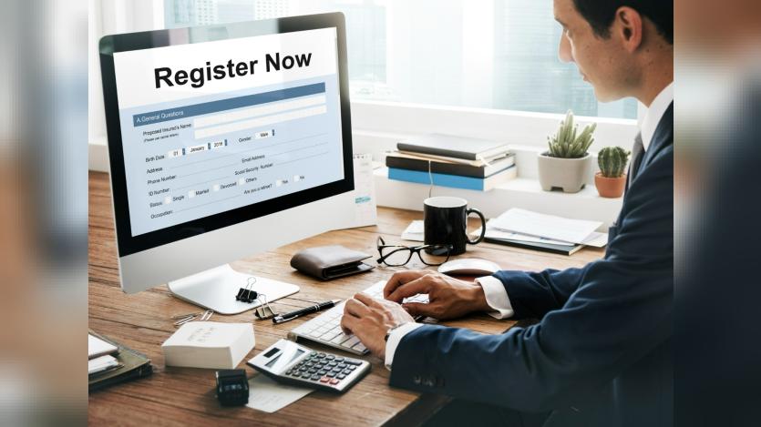 Register now