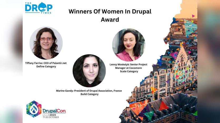 Women in Drupal Award Winners