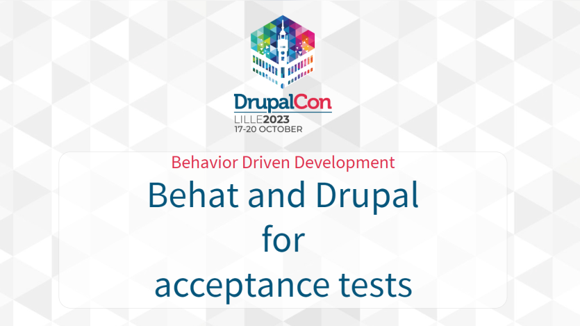 Behat and Drupal