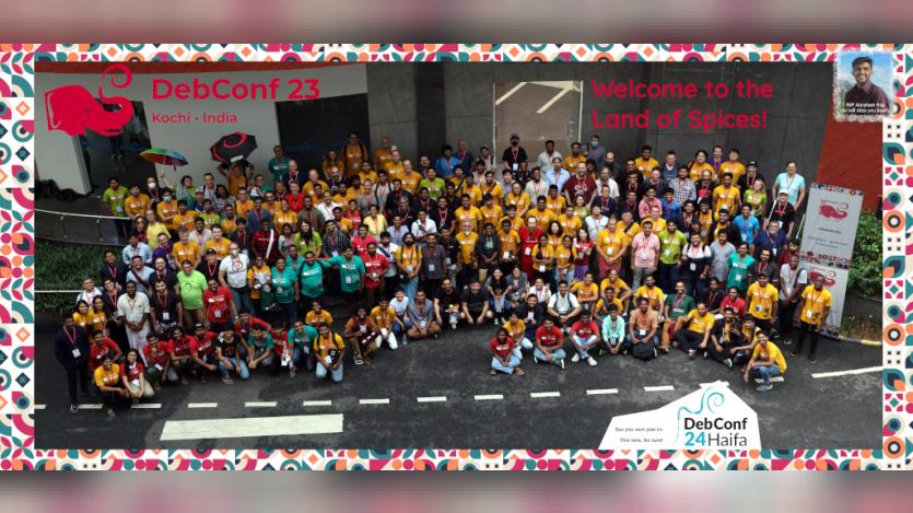DebConf23 was held in Kochi, Kerala, India.
